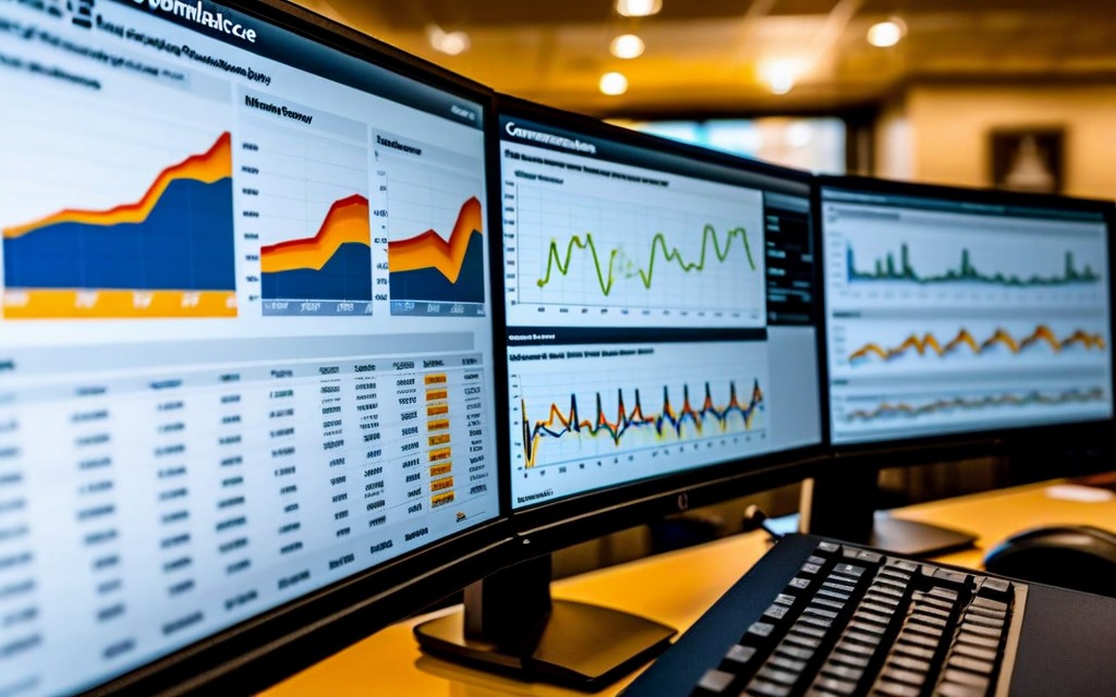 NERC compliance reporting dashboard with BAL-001 performance data